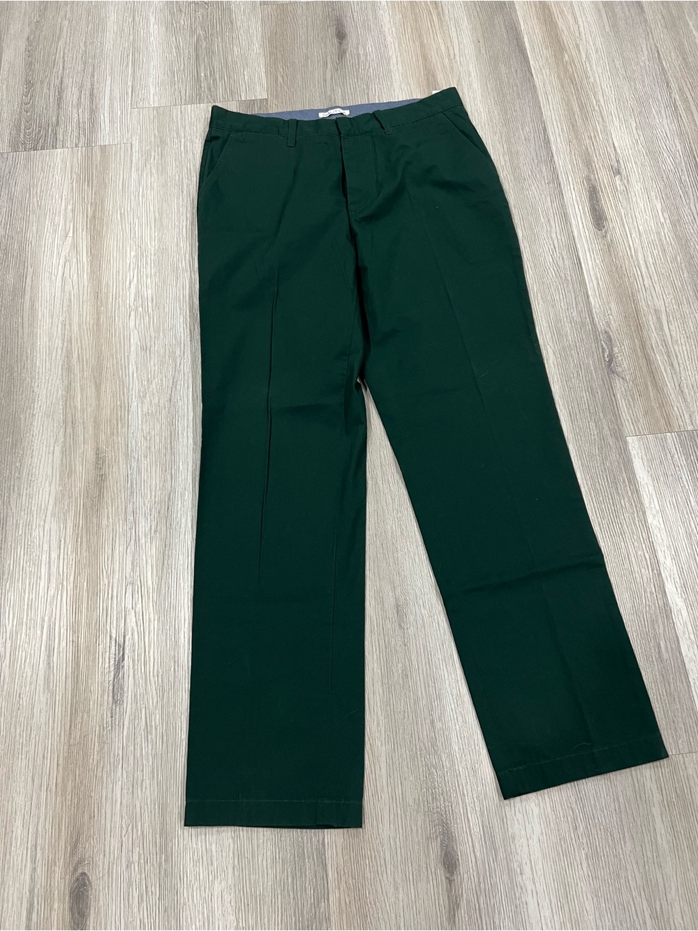Nautica Men's Dark Green Dress Pants